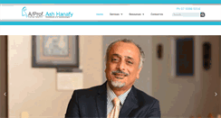 Desktop Screenshot of drashhanafy.com